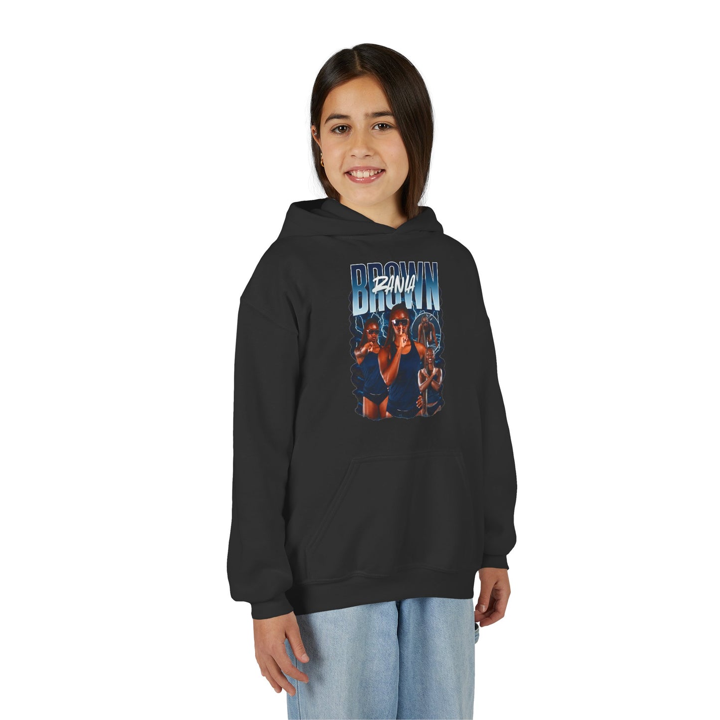 Rania Brown Kids Hoodie