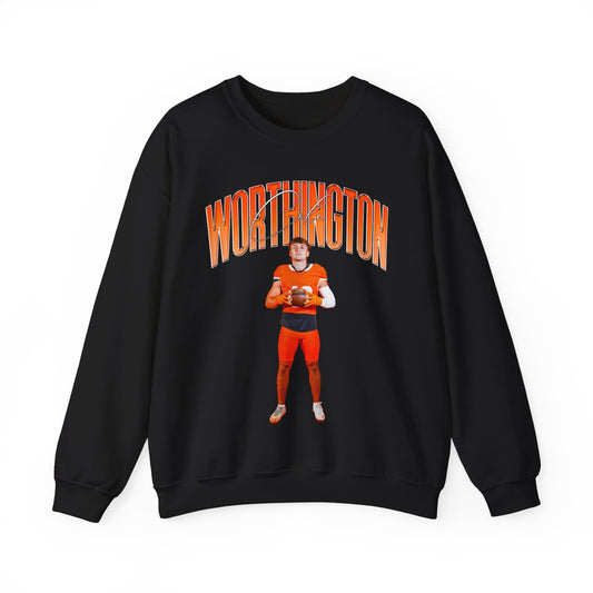 Cole Worthington Curved Combo Colored Crewneck Sweatshirt