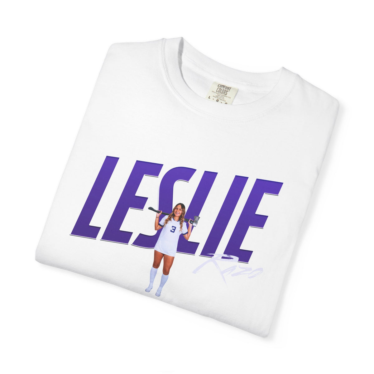 Leslie Razo Cursive Combo Colored Premium Tee