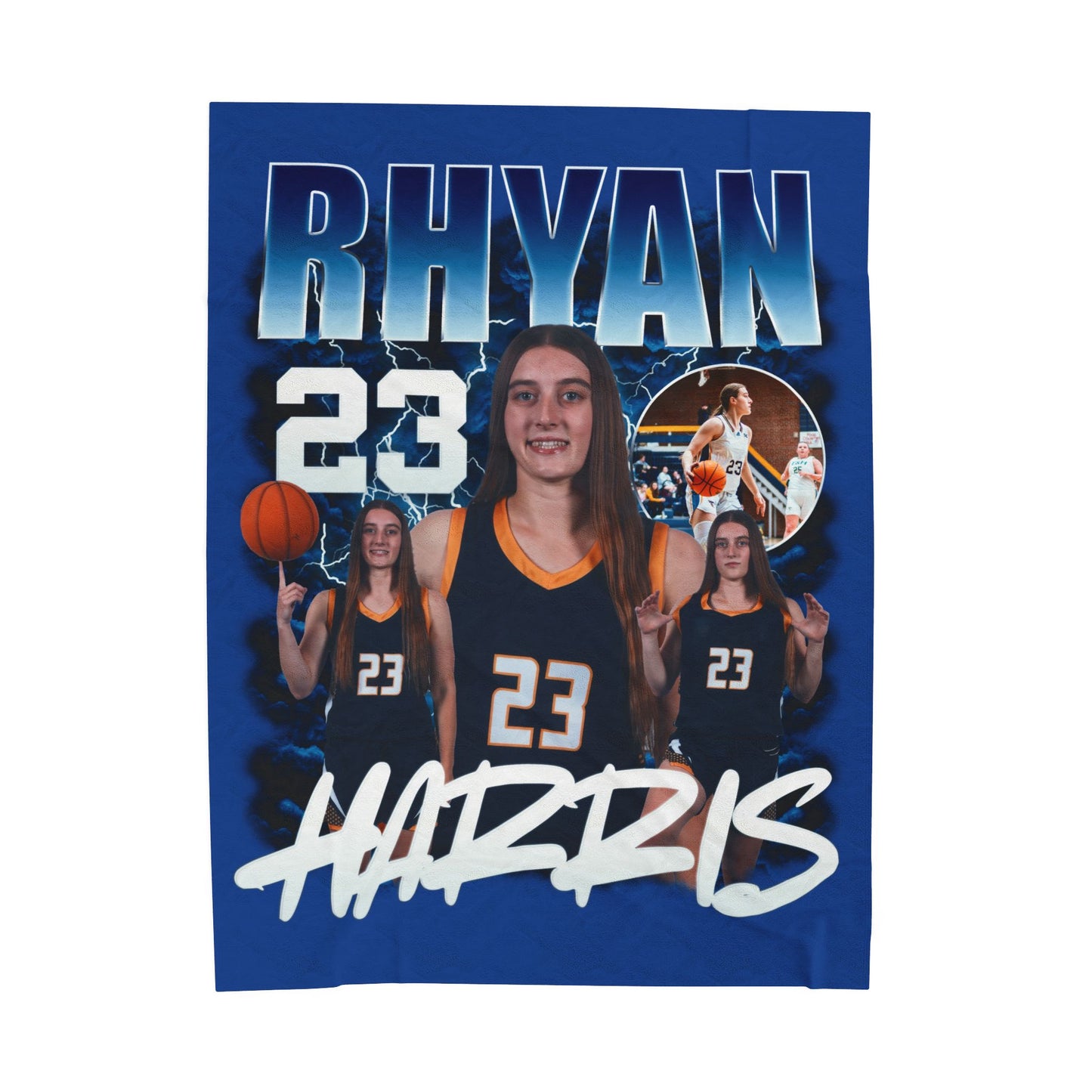 Rhyan Harris 60"-80" Plush Blanket