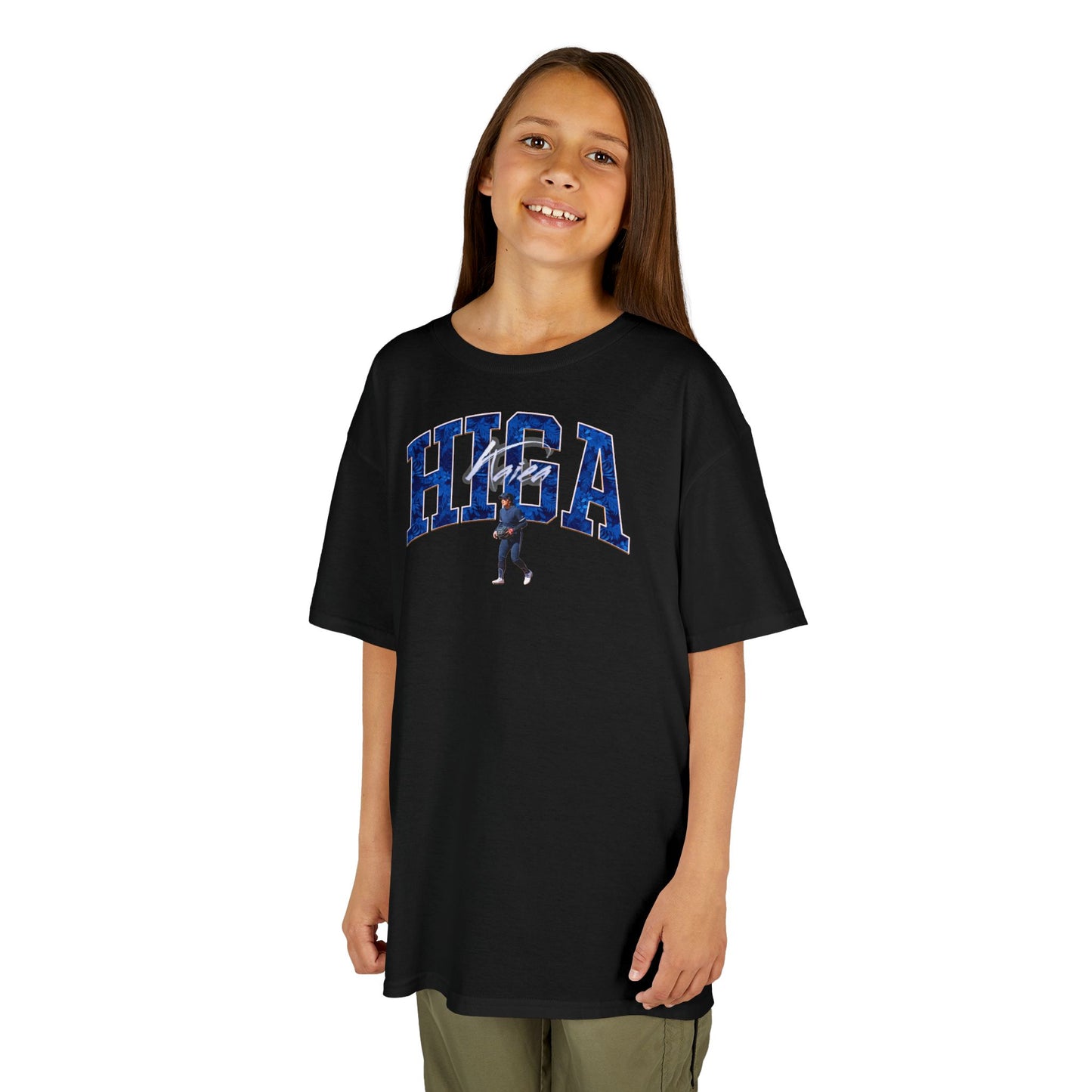 Kaiea Higa Big Last Name Kids Tee