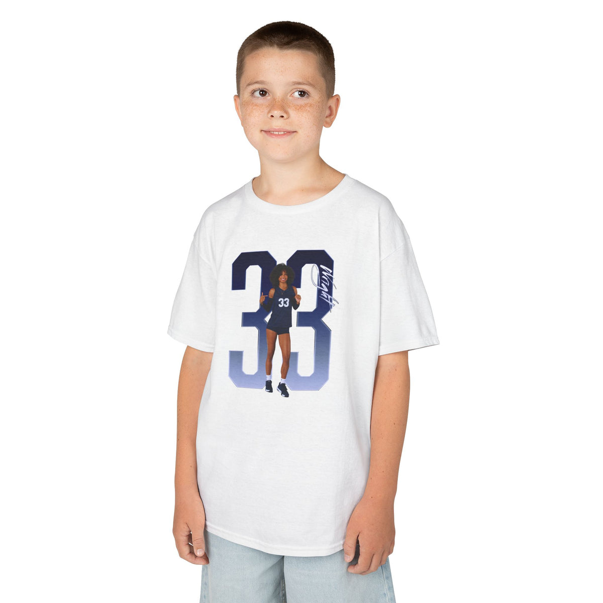 Kennedi Wright Player Icon Number Kids Tee
