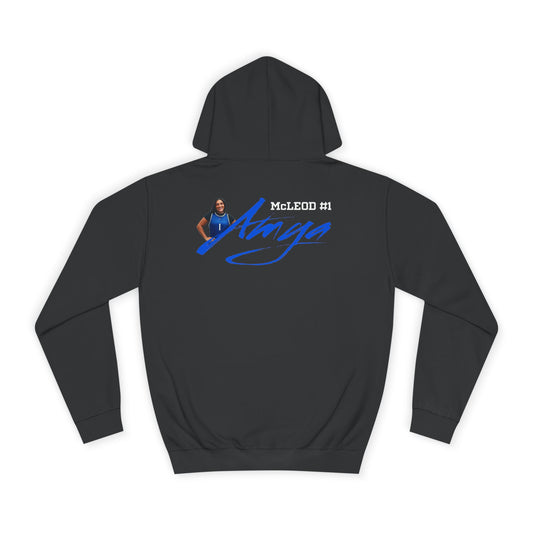 Amya McLeod Cursive Name & Number Premium Hoodie