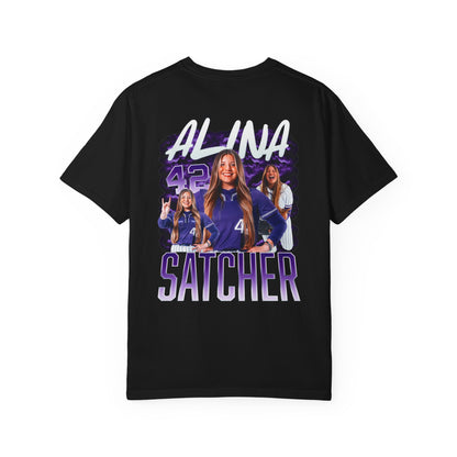 Alina Satcher Logo Front & Back Premium Tee