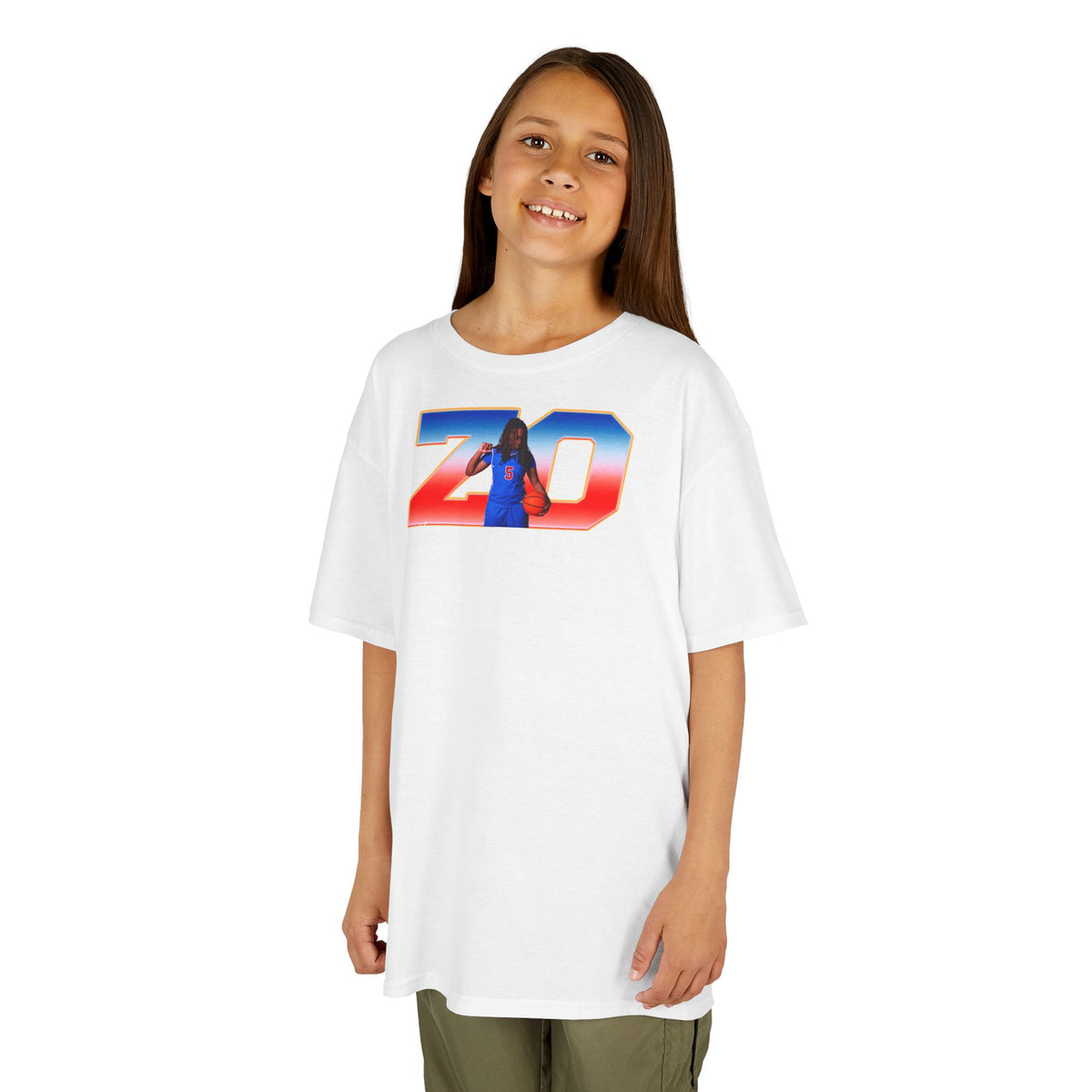 Zoe Osby Big Initials Kids Tee