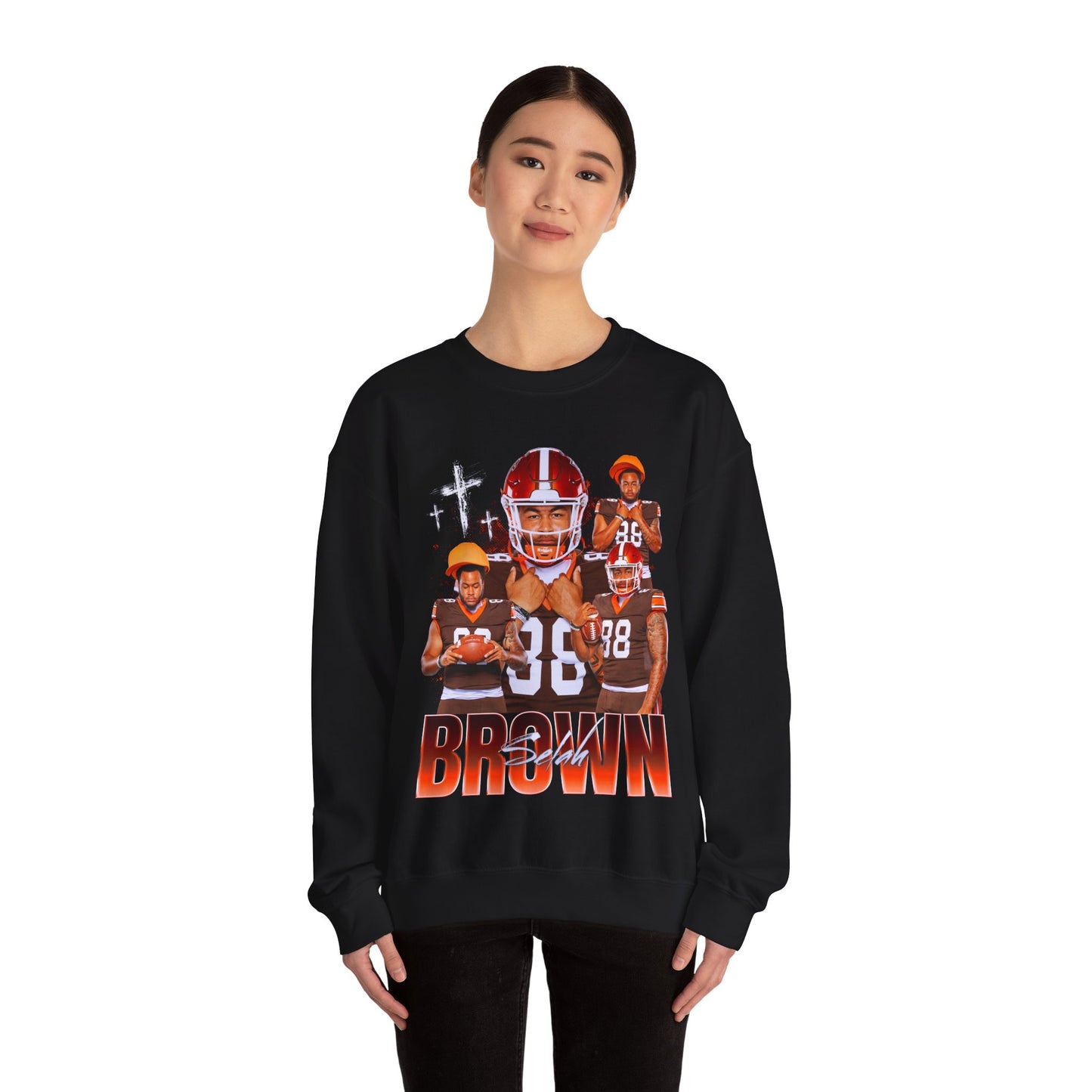 Selah Brown Crewneck Sweatshirt