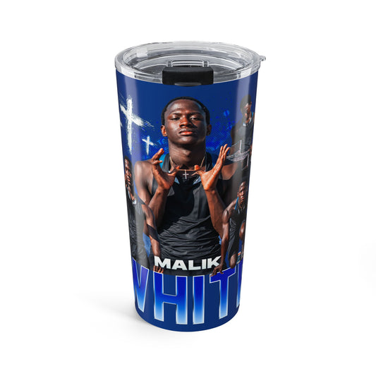 Malik White Faith Based 20oz Tumbler