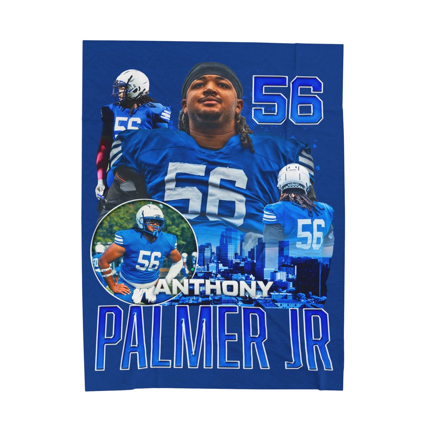 Anthony Palmer Jr. 60"-80" Plush Blanket