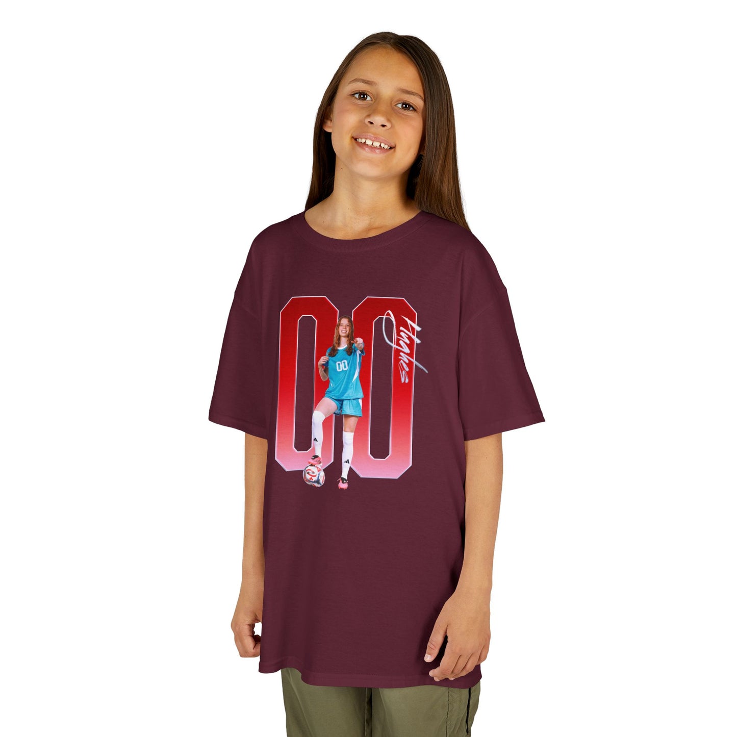 Grace Hughes Player Icon Number Kids Tee