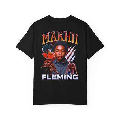 Makhii Fleming Logo Front & Back Premium Tee