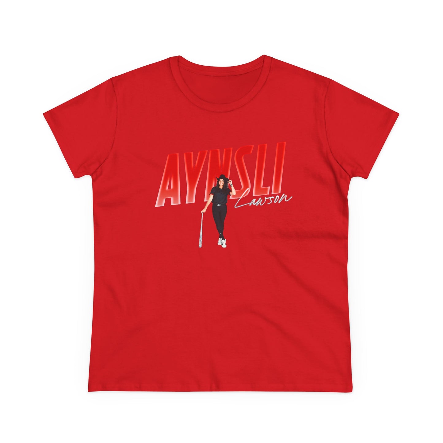 Aynsli Lawson Cursive Combo Colored Women's Tee