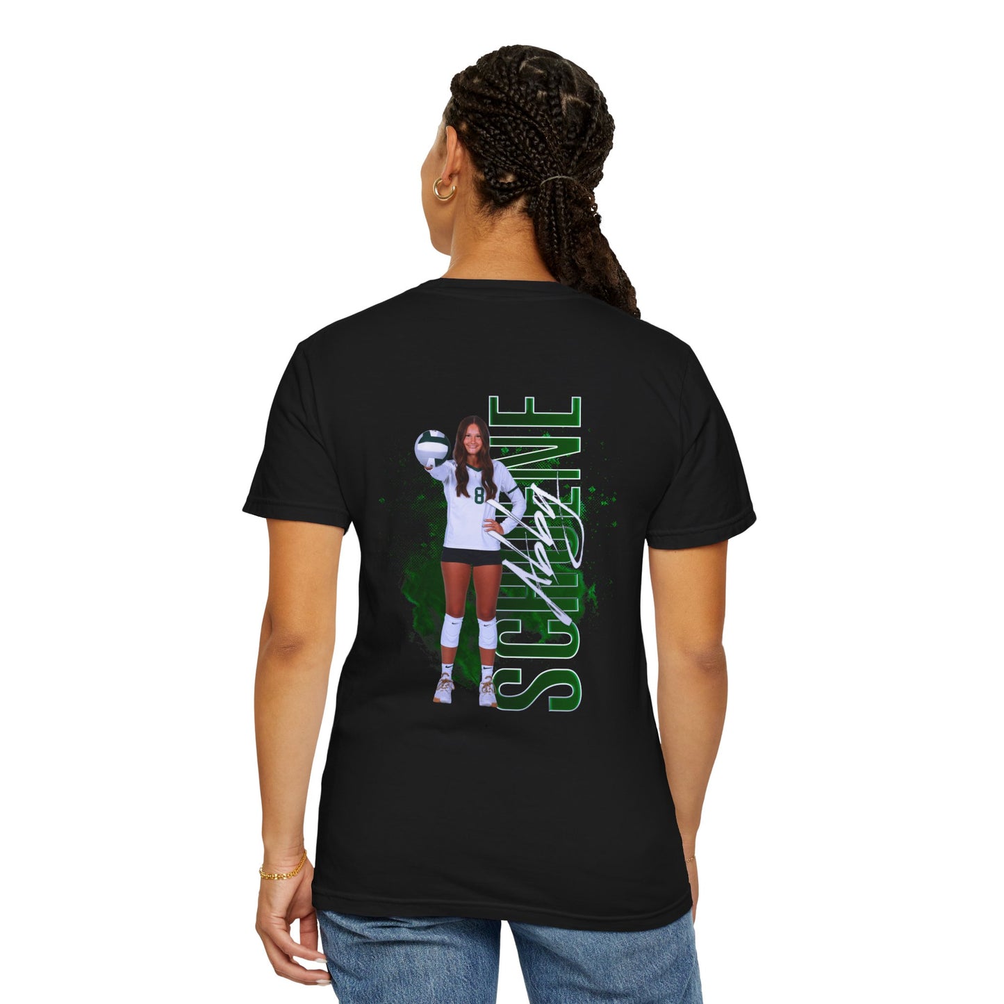 Abby Schoene Logo Front & Back Premium Tee
