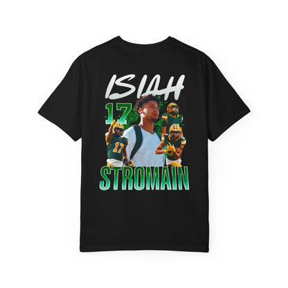 Isiah Stromain Logo Front & Back Premium Tee