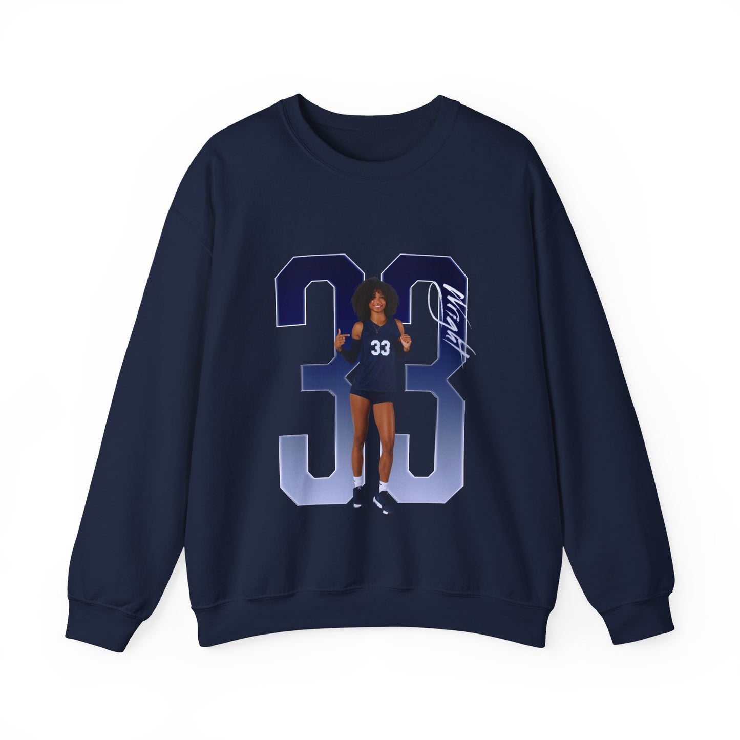 Kennedi Wright Player Icon Number Crewneck Sweatshirt
