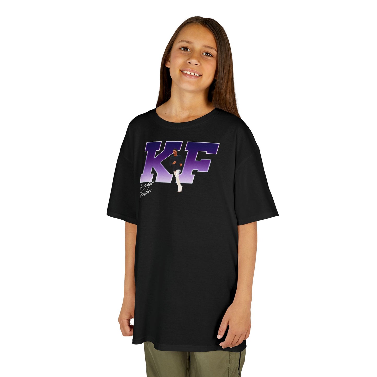 Kaden Faber Big Initials Kids Tee