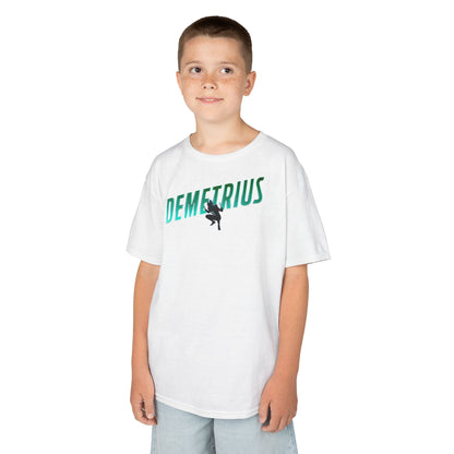Demetrius Geathers Jr. Cursive Combo Kids Tee