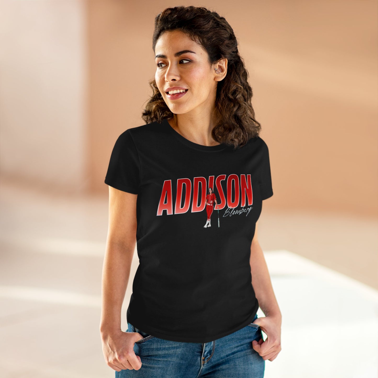Addison Blomberg Cursive Combo Women's Tee