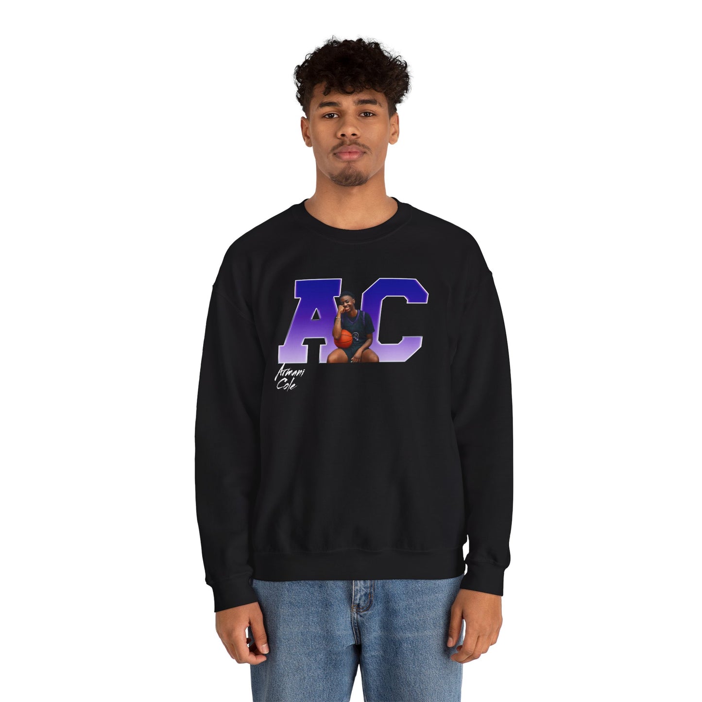 Armani Cole Big Initials Crewneck Sweatshirt