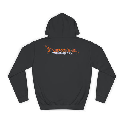 Deandre Holloway Cursive Name & Number Premium Hoodie