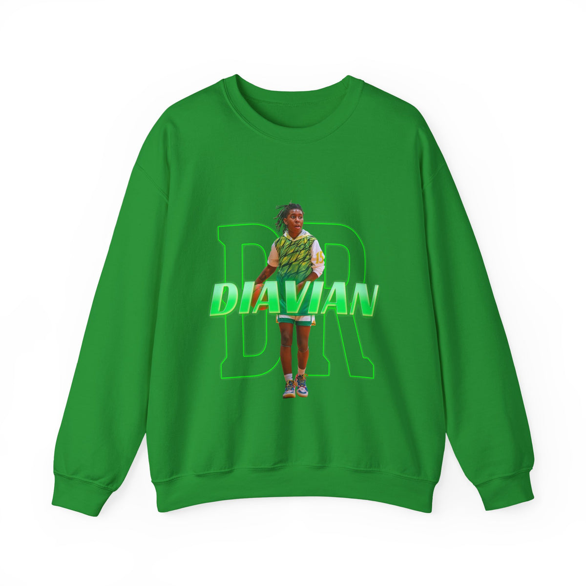 Diavian Robinson Player Icon Initials Crewneck Sweatshirt