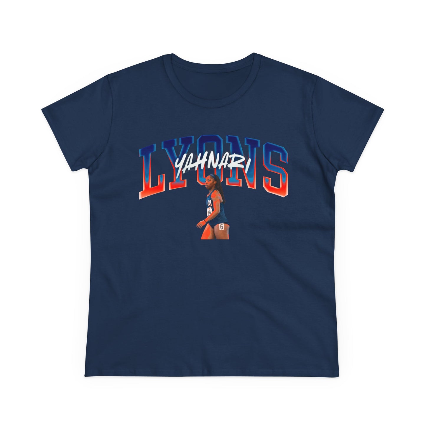 Yahnari Lyons Curved Combo Colored Women's Tee