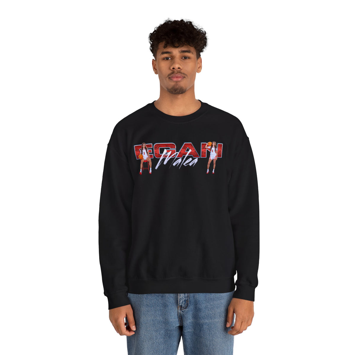 Malea Egan Big Last Name Crewneck Sweatshirt