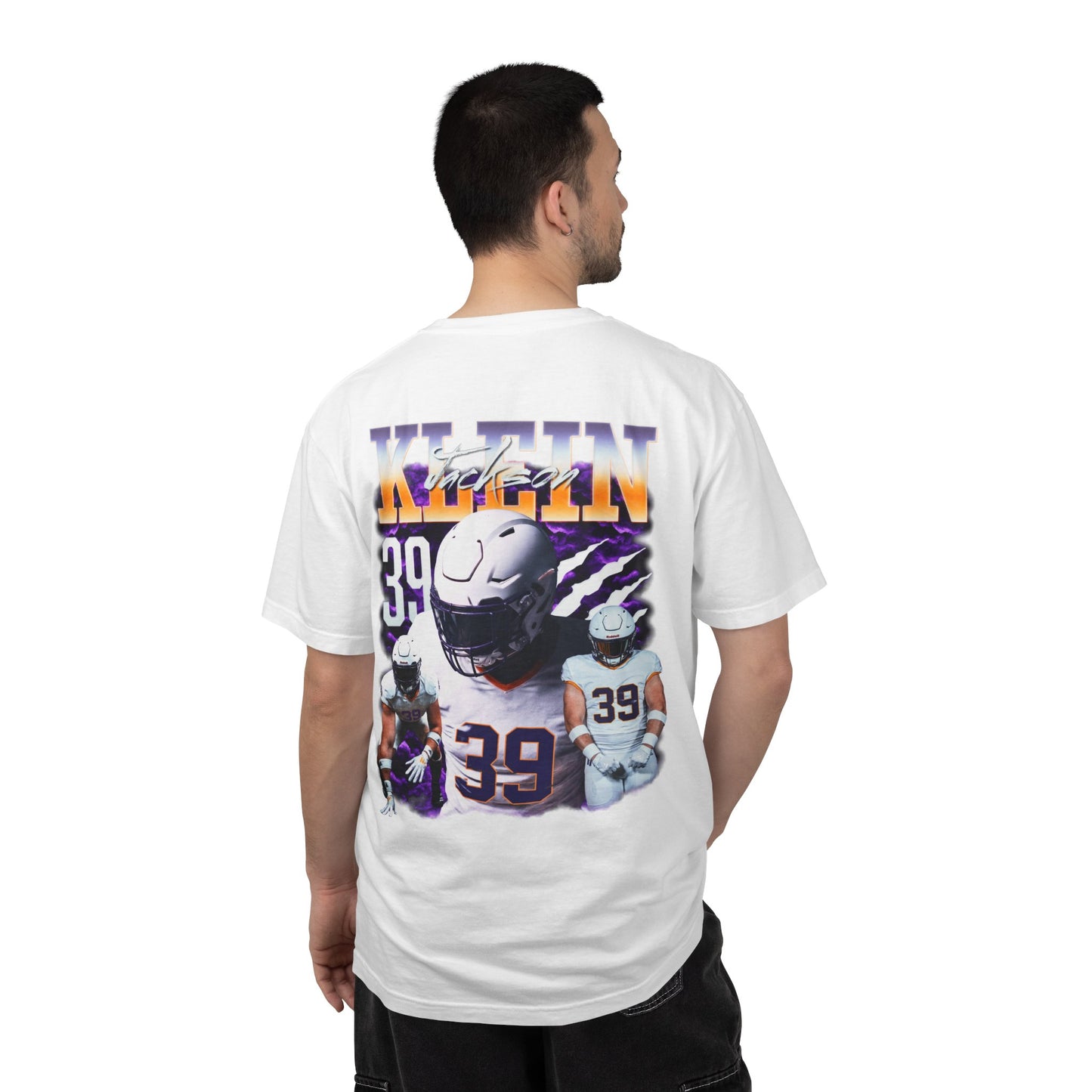 Jackson Klein Logo Front & Back Premium Tee