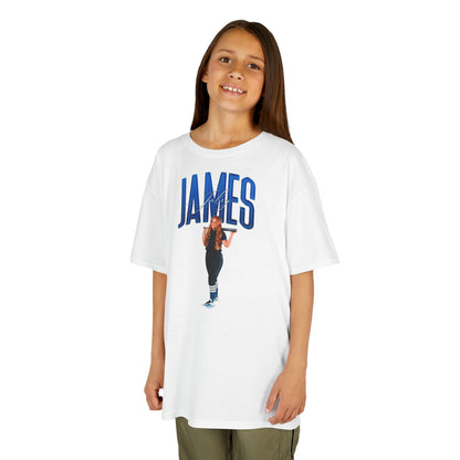 Jaley James Big Last Name Kids Tee