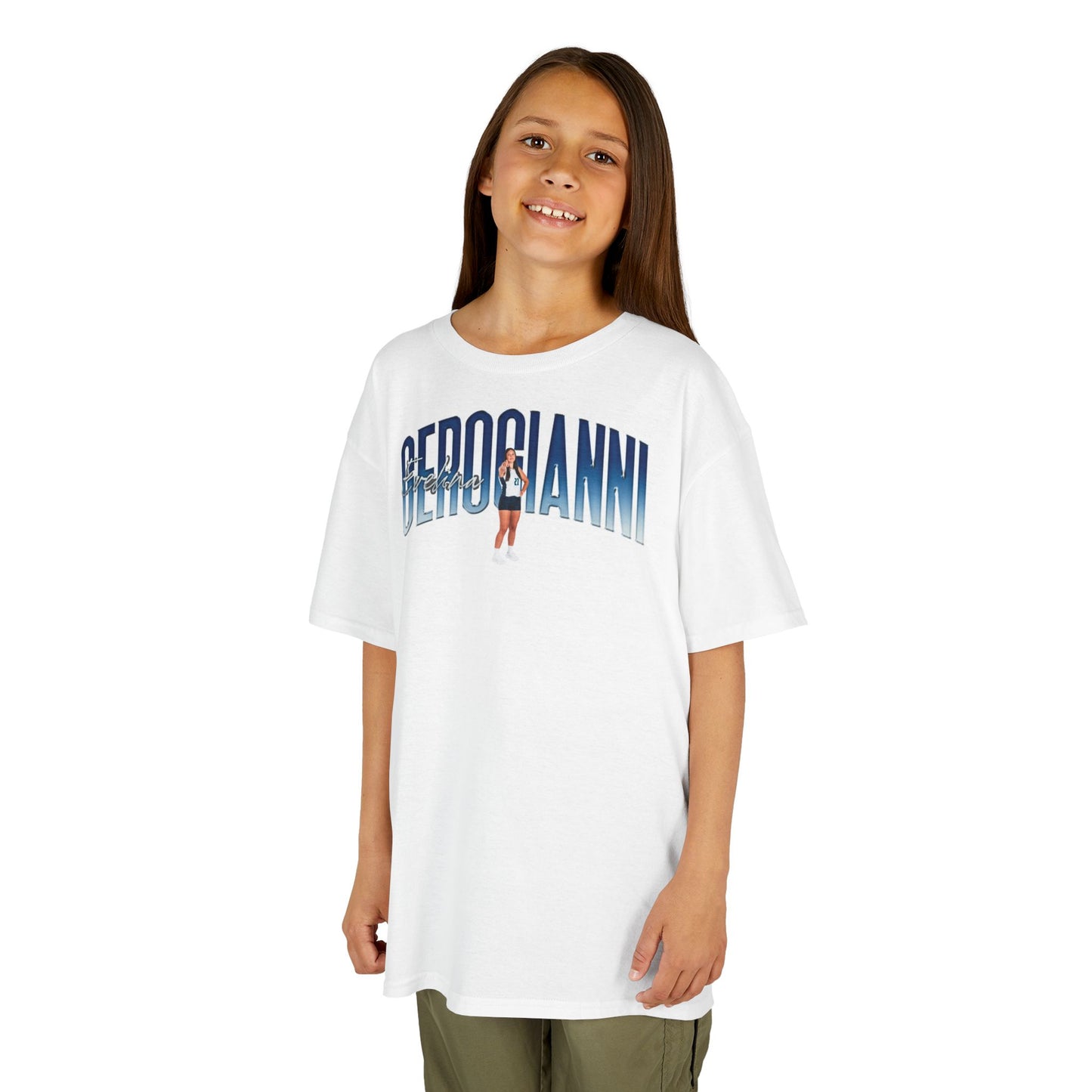 Evelina Gerogianni Curved Combo Colored Kids Tee