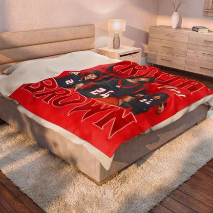 Trista Brown 60"-80" Plush Blanket