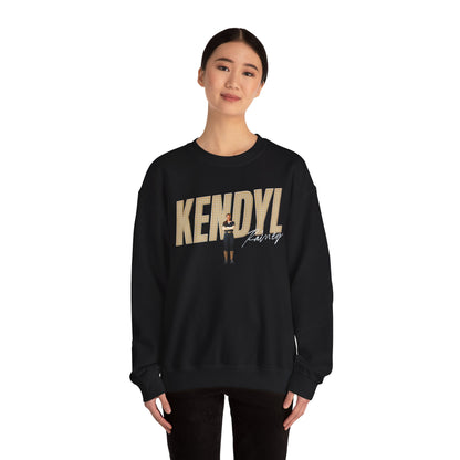 Kendyl Rainey Cursive Combo Crewneck Sweatshirt