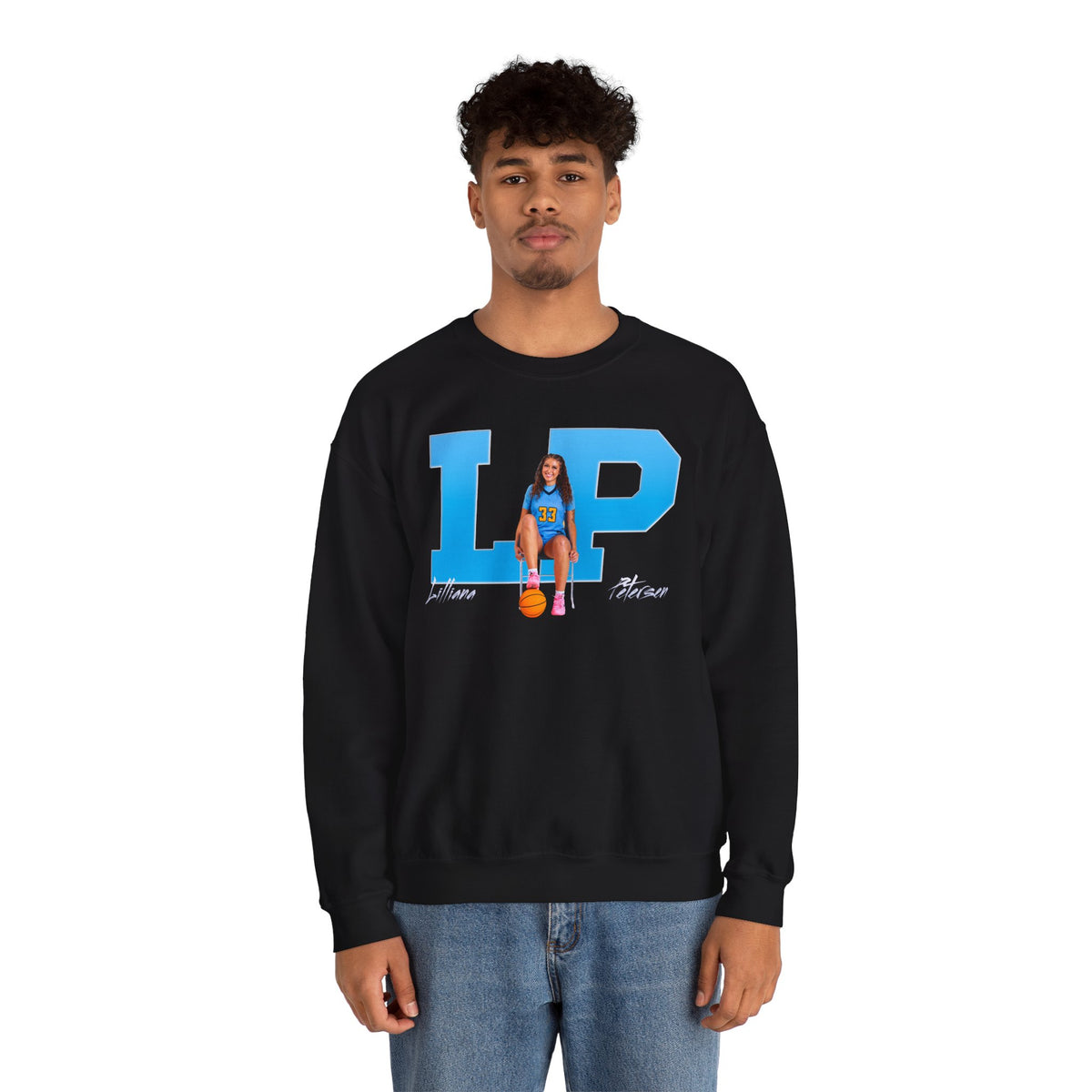 Lilliana Petersen Big Initials Crewneck Sweatshirt