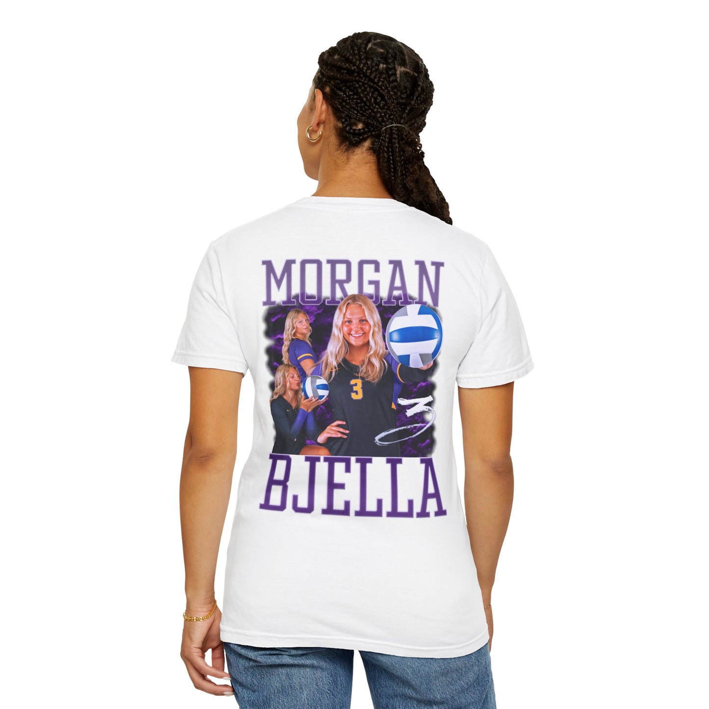 Morgan Bjella Logo Front & Back Premium Tee