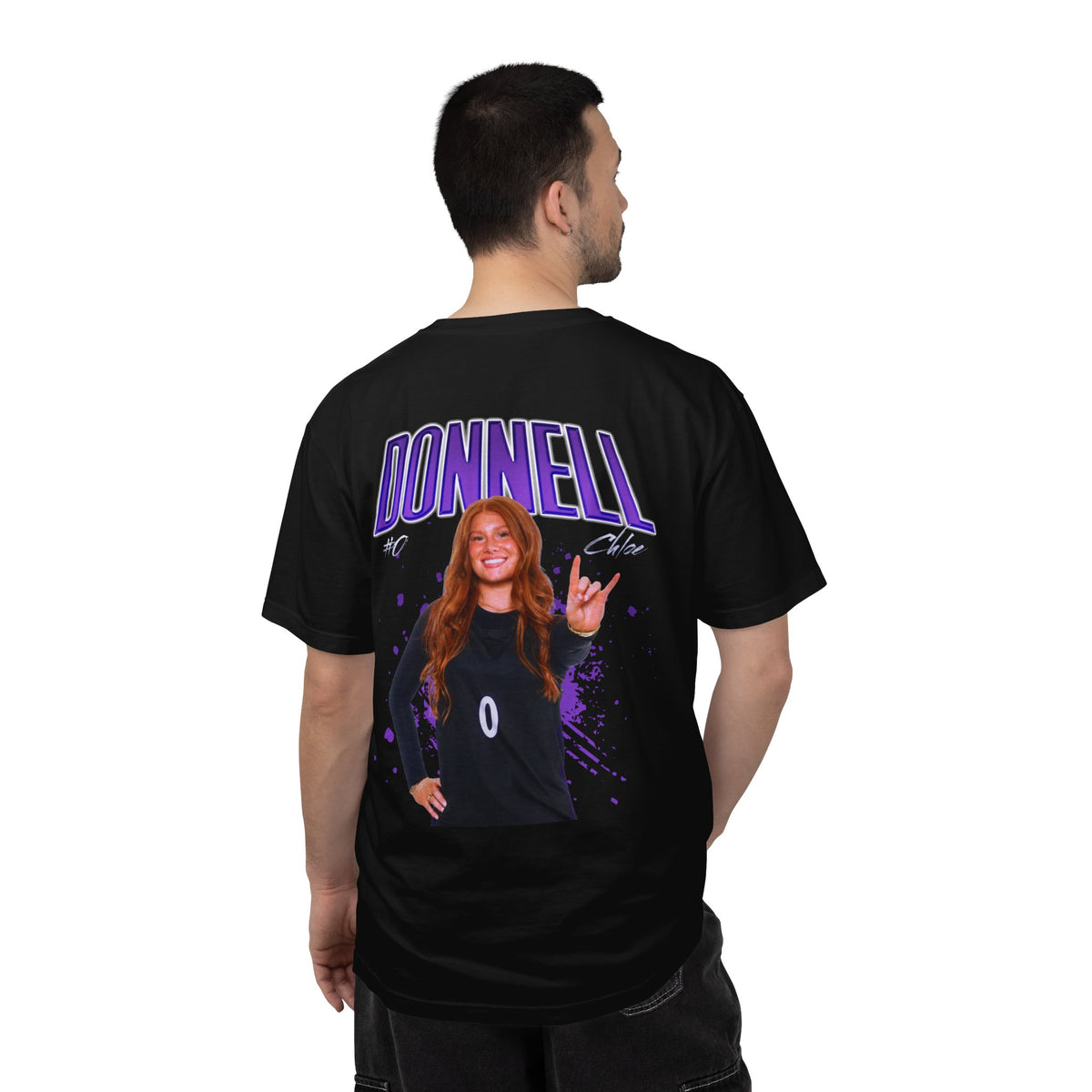 Chloe Donnell Logo Front & Back Premium Tee