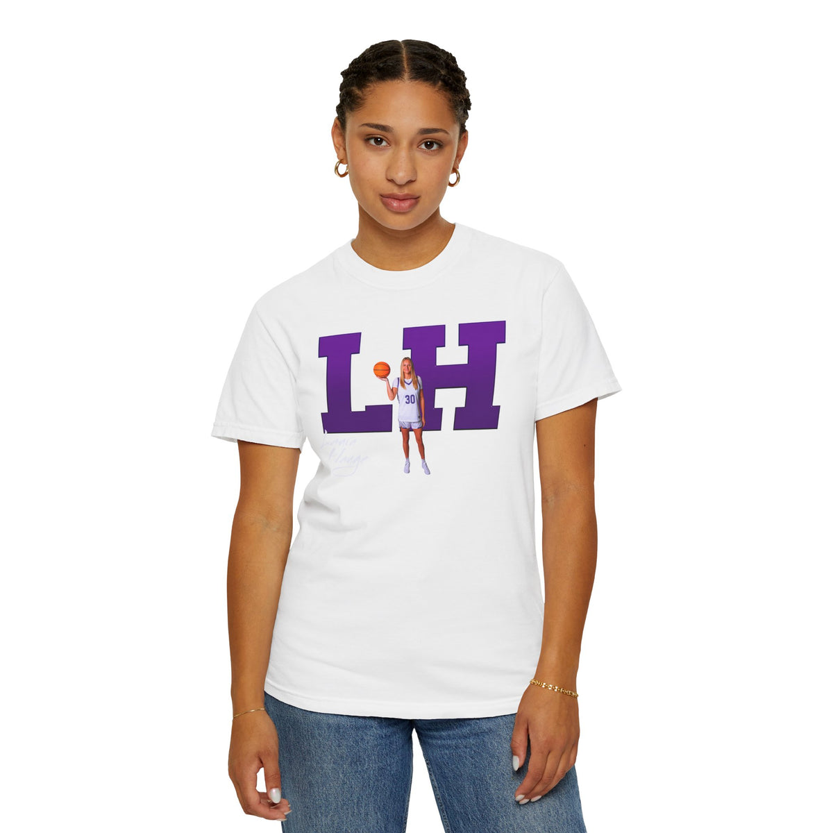 Laura Hauge Big Initials Premium Tee