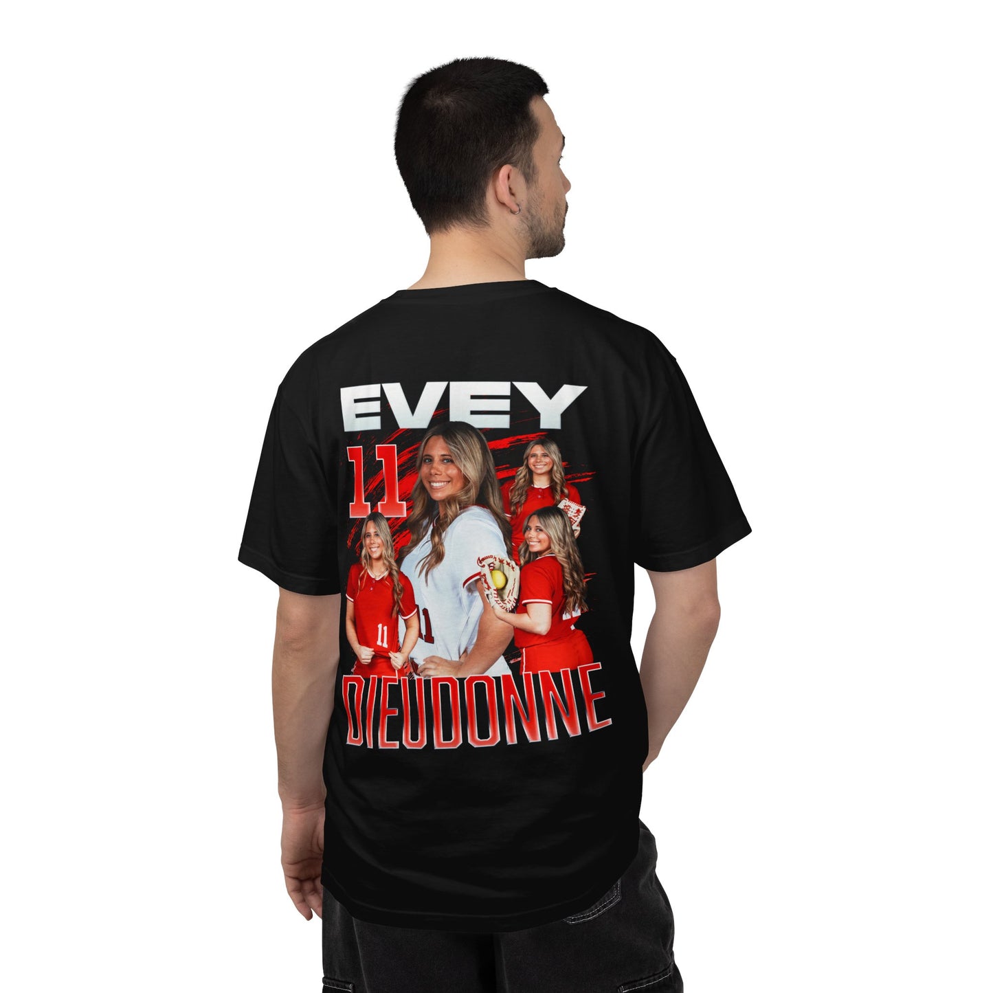 Evey Dieudonne Logo Front & Back Premium Tee