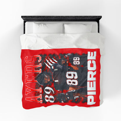 Pierce Ayers 60"-80" Plush Blanket