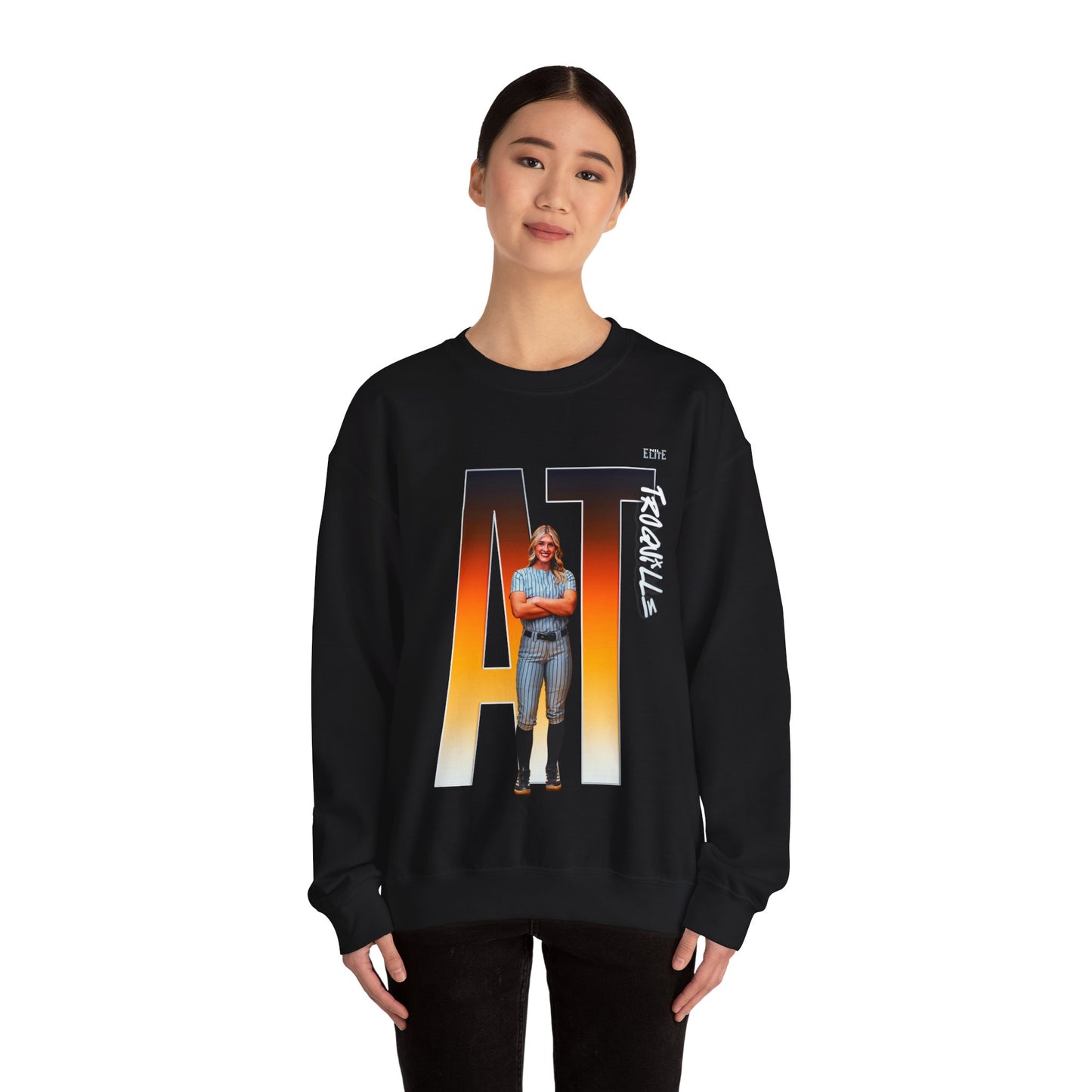 Abbi Troquille Player Icon Initials Crewneck Sweatshirt