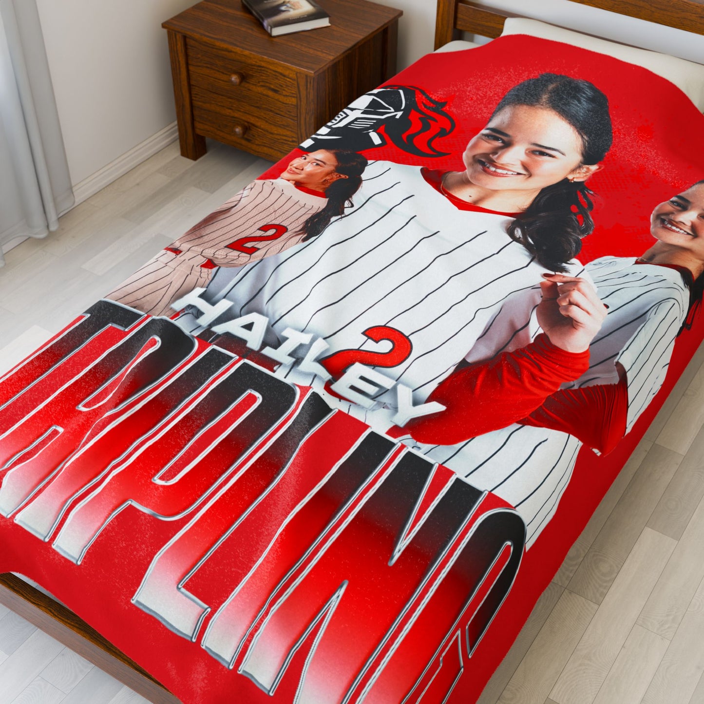 Hailey Stripling 60"-80" Plush Blanket