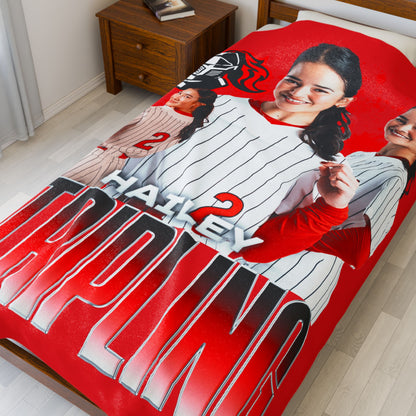 Hailey Stripling 60"-80" Plush Blanket