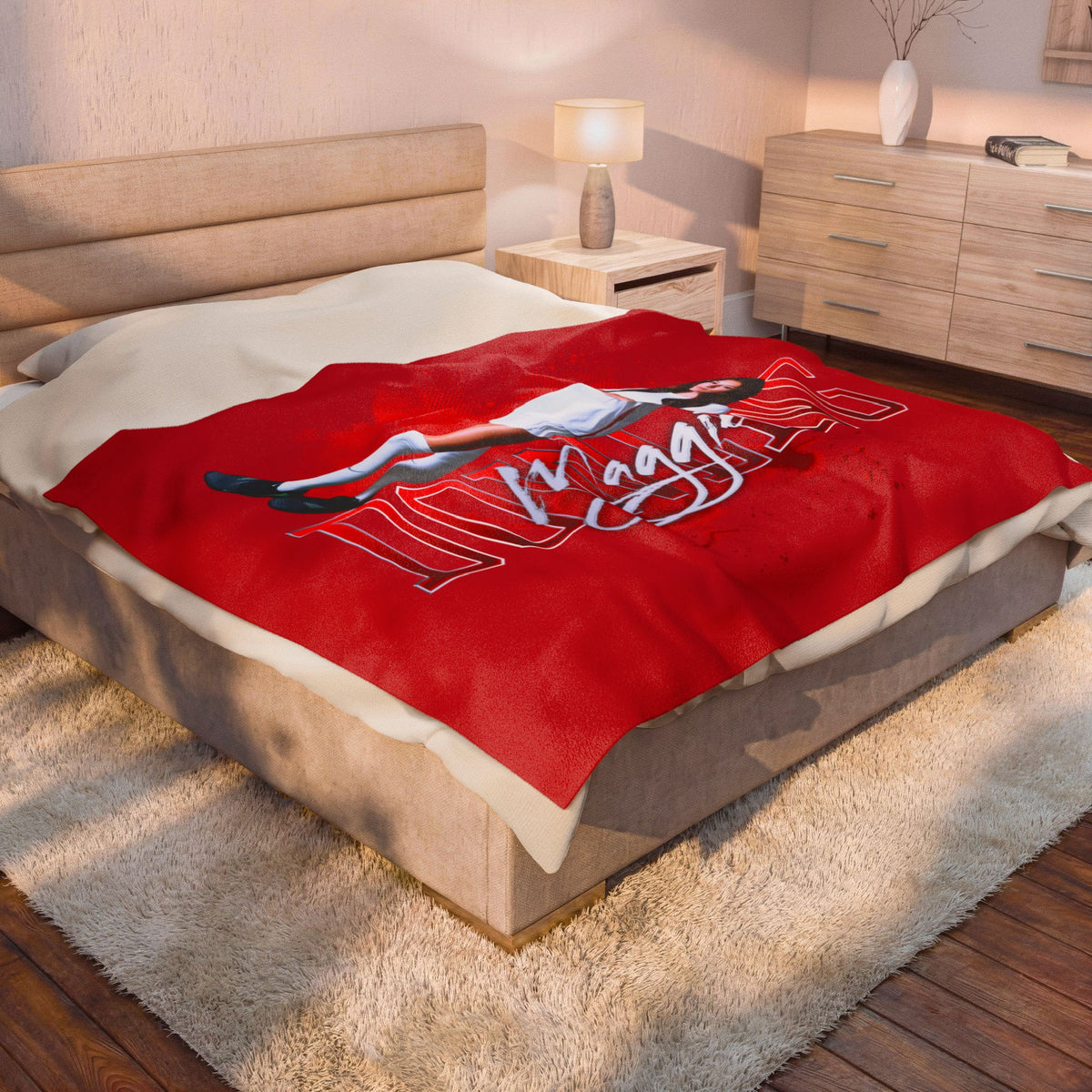Maggie Dowling 60"-80" Plush Blanket