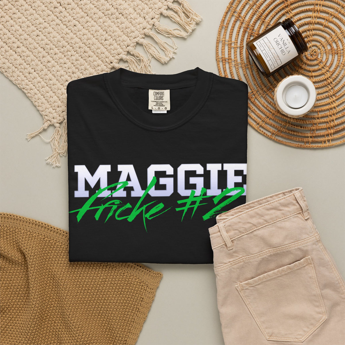 Maggie Fricke Cursive Name & Number Premium Tee