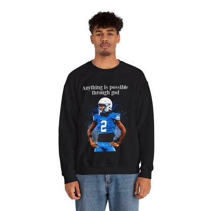 Anthony Deline Featured Quote Crewneck Sweatshirt