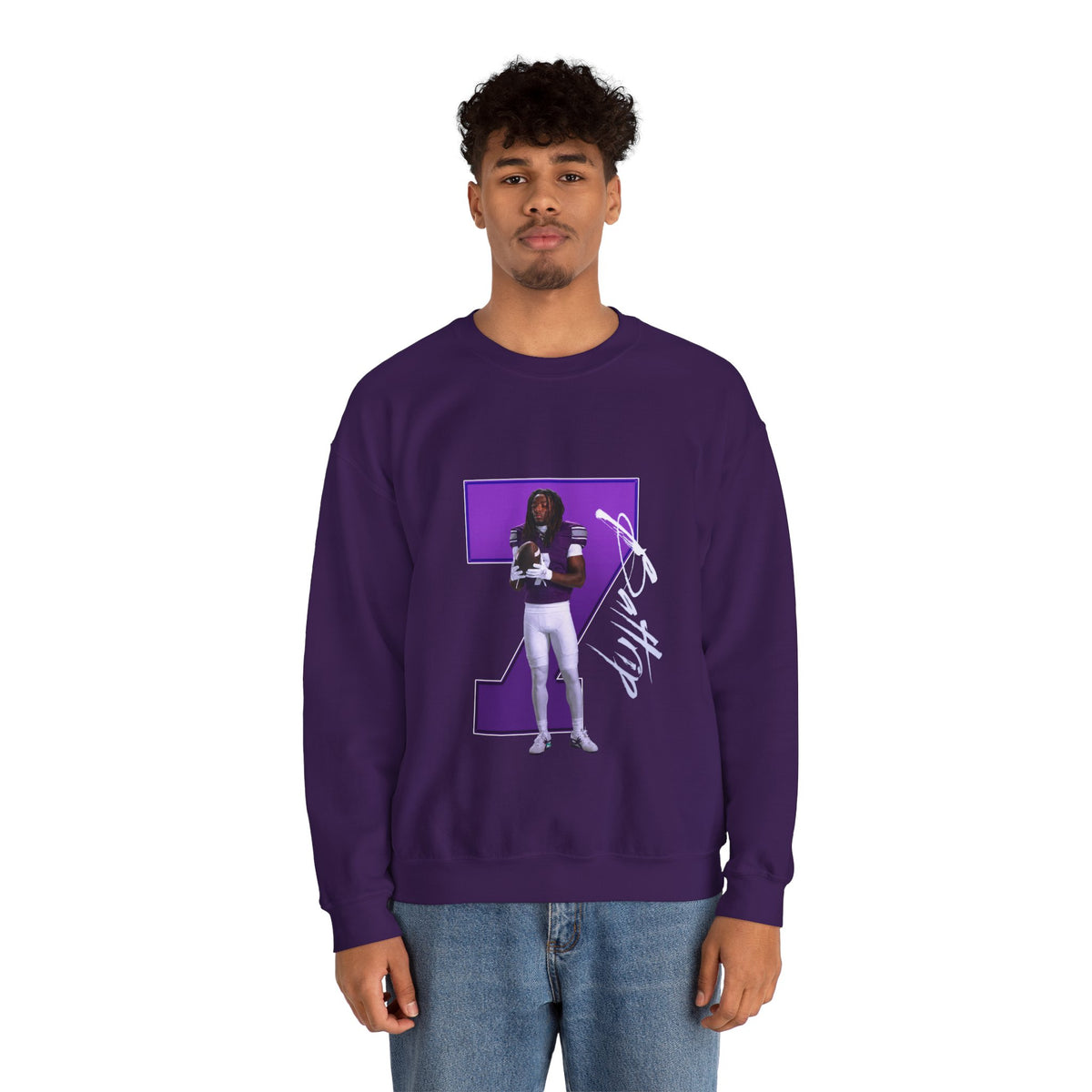 Raydrian Baltrip Player Icon Number Crewneck Sweatshirt