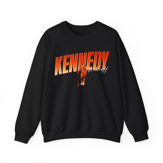 Kennedy Woodruff Cursive Combo Colored Crewneck Sweatshirt