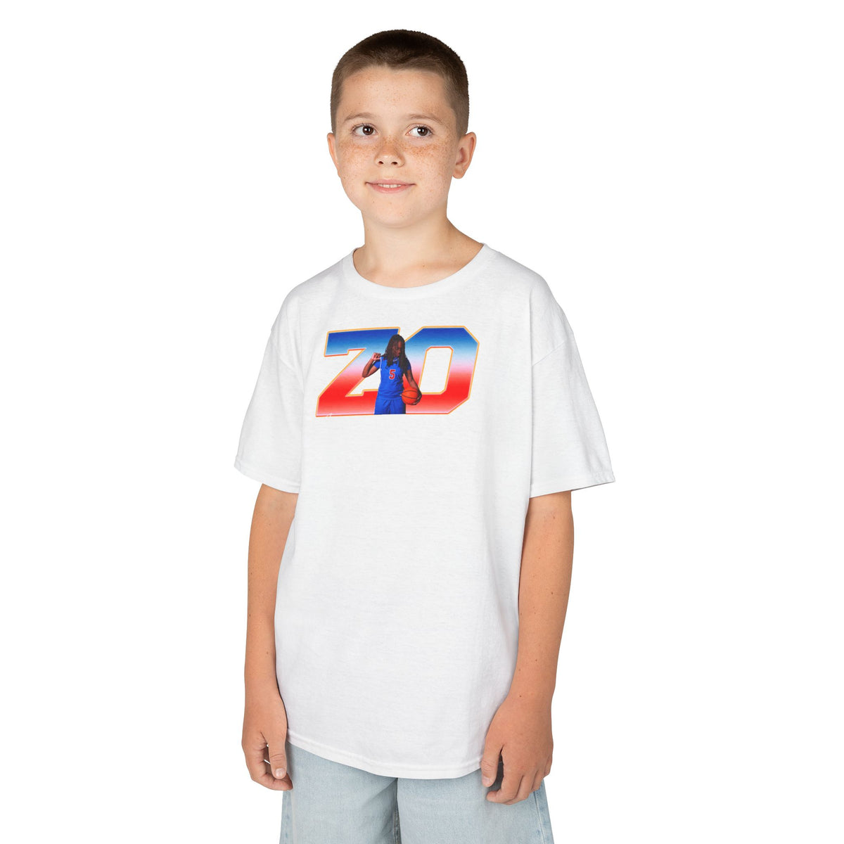 Zoe Osby Big Initials Kids Tee