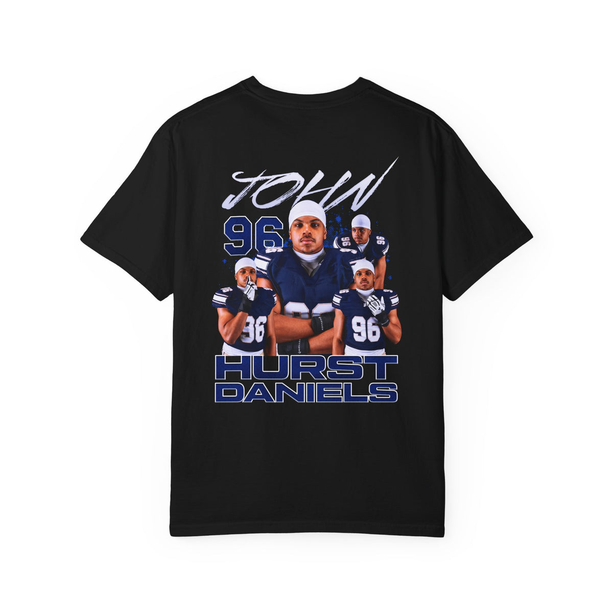 John Hurst-Daniels Logo Front & Back Premium Tee