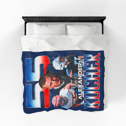 Alexander Kocher 60"-80" Plush Blanket