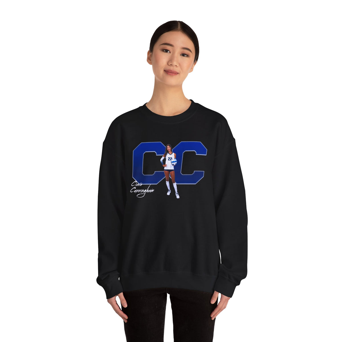 Ciara Cunningham Big Initials Crewneck Sweatshirt