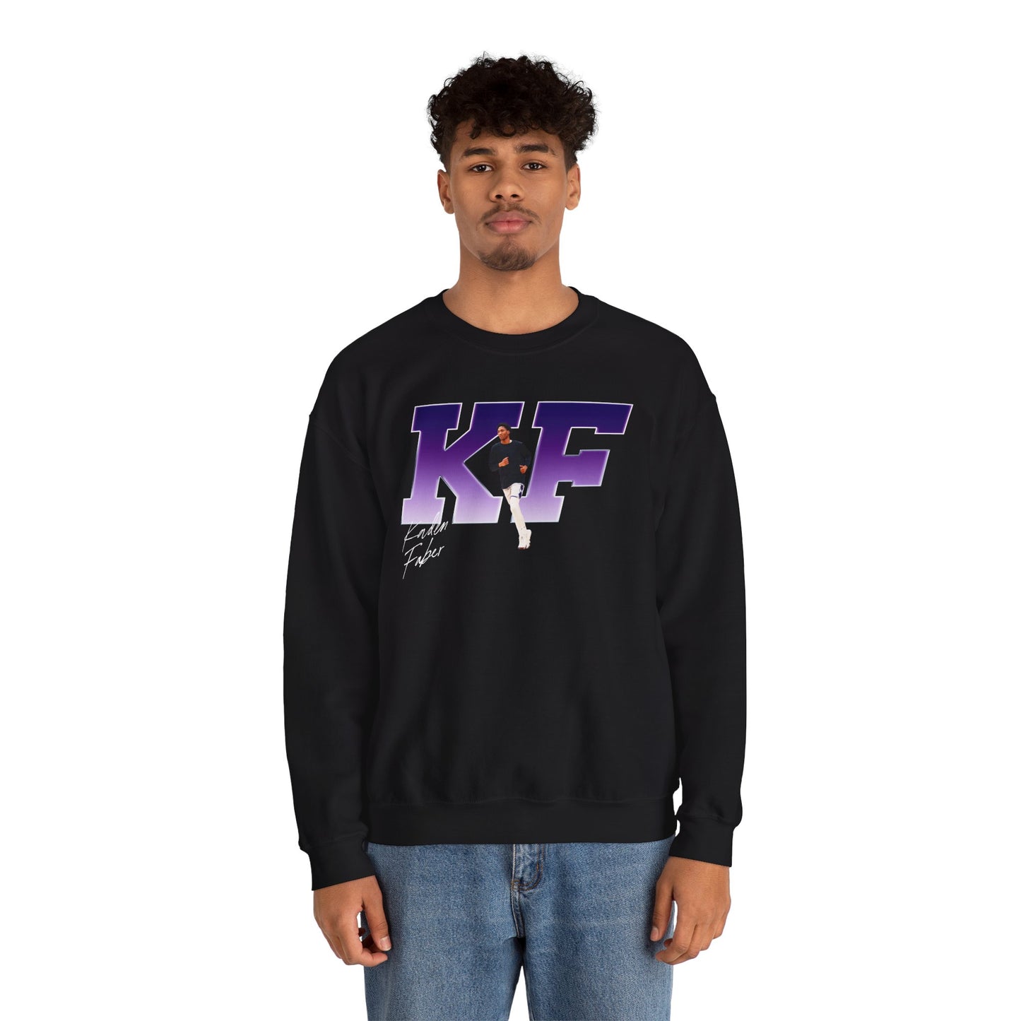 Kaden Faber Big Initials Crewneck Sweatshirt